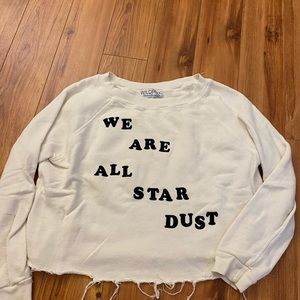 Wild fox cropped sweatshirt